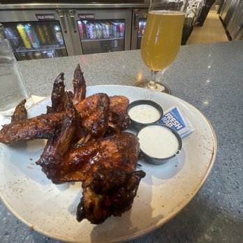 Stone Arch - Grilled chicken Wings   Beer: From Gose w/Love - American Near Me - St Paul, Minnesota