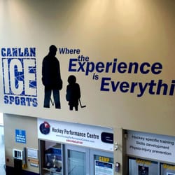 Canlan Sports – North Shore - Looking to the lobby from the stairs