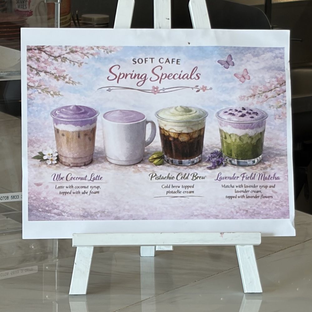 Soft Cafe - Menu - April 2026 - Coffee & Tea Near Me - Hawthorne, California Soft Cafe - Menu - April 2026 - Coffee & Tea Near Me - Hawthorne, California