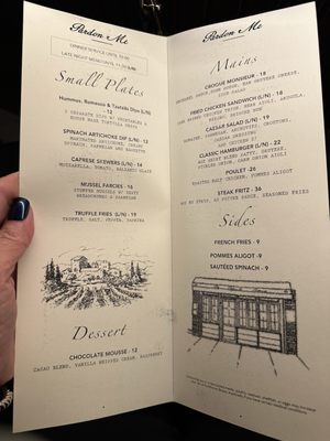 Menu photo 3 Pardon Me New York, NY Menu photo 3 Pardon Me New York, NY