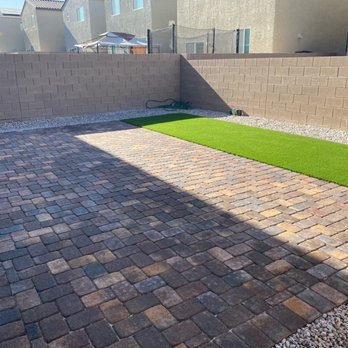 Visualized Landscape - Pavers, turf, and rock - Landscaping Near Me - North Las Vegas, Nevada