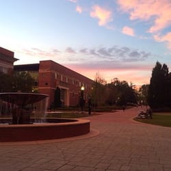 Georgia College & State University - Fountain and Library