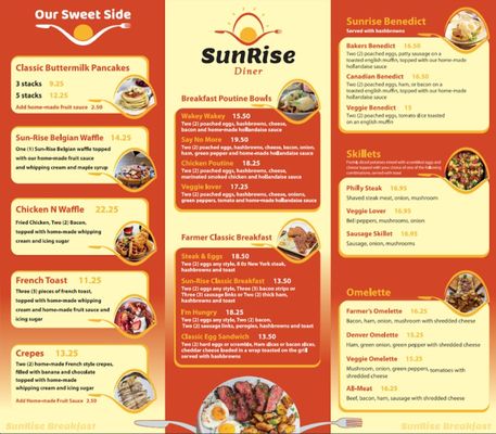 Menu photo 1 SunRise Diner Beaverlodge, AB Menu photo 1 SunRise Diner Beaverlodge, AB