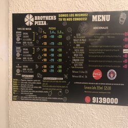 Brother's Pizza - Menu