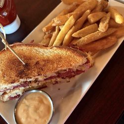 Olympus Grille - Grilled Reuben sandwich