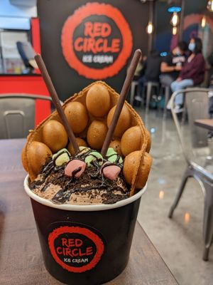 Red Circle Ice Cream & Churros by null