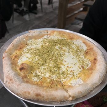 Ayat - Ditmas Park - Pistachio Paradise pizza/flatbread - Middle Eastern Near Me - Brooklyn, New York