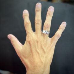 Black Rose Jewelry - This was my grandmothers wedding set. Chip took a diamond I had and replaced the missing center diamond on it for me and refurbished it.