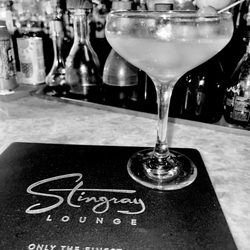 Stingray Lounge - Grey goose dirty martini with blue cheese stuffed olives