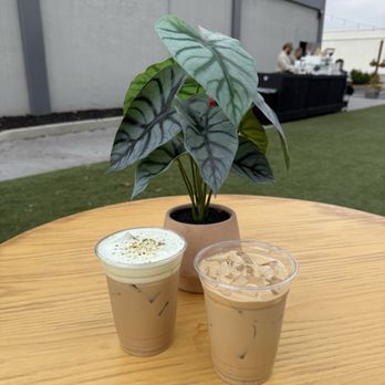 Cowboy Coffee - Rum Latte w/ Pistachio cream, Butterscotch Latte - Coffee & Tea Near Me - Sunnyvale, California