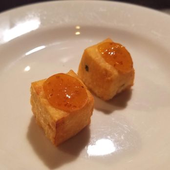 Work & Class - [8/7/19] Sample of the chickpea croquettes - New American Near Me - Denver, Colorado