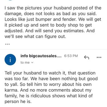 Big C Auto Sales - Harassment - Car Dealers Near Me - Pasadena, Texas