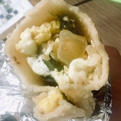 Magui's Taqueria - Cactus egg breakfast taco. Sooooo good