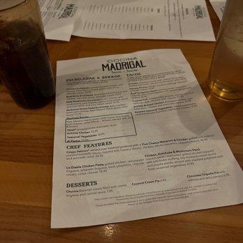 Cocina Madrigal - Menu - Tacos Near Me - Phoenix, Arizona