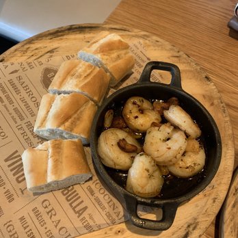 Bulla Gastrobar - Garlic shrimp. - Spanish Near Me - Plano, Texas