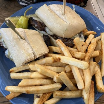 The Breakfast Club - Ribeye sandwich on sourdough with fries - Breakfast & Brunch Near Me - San Mateo, California The Breakfast Club - Ribeye sandwich on sourdough with fries - Breakfast & Brunch Near Me - San Mateo, California