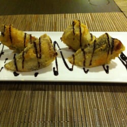 Tenshi Cafè - Tempura di banana con Nutella e pasta di fagioli rossi