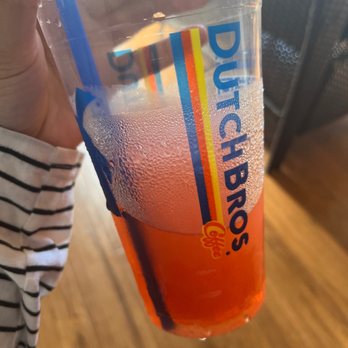 Dutch Bros Coffee - Aftershock this is so good if you want something sweet and raspberry flavored - Coffee & Tea Near Me - Fairfield, California Dutch Bros Coffee - Aftershock this is so good if you want something sweet and raspberry flavored - Coffee & Tea Near Me - Fairfield, California