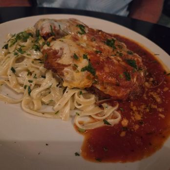 Sauce & Vine - Chicken parm. Picture does not reflect portion. - Italian Near Me - Fate, Texas Sauce & Vine - Chicken parm. Picture does not reflect portion. - Italian Near Me - Fate, Texas