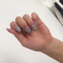 Lexi Nails & Spa - I was very pleased with my nails. I wanted coffin shaped long gel nails with a light grey Matte, and she gave me exactly that.