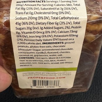 Proper Food - Proper Food Energy Bar - Sandwiches Near Me - San Francisco, California Proper Food - Proper Food Energy Bar - Sandwiches Near Me - San Francisco, California