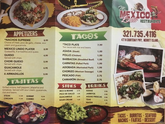 Menu photo 7 Mi Mexico Lindo Merritt Island, FL Menu photo 7 Mi Mexico Lindo Merritt Island, FL