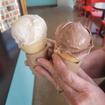 Lick Honest Ice Creams - Dark chocolate, olive oil, and salt and chocolate chunk, vanilla, and mint - Ice Cream & Frozen Yogurt Near Me - San Antonio, Texas Lick Honest Ice Creams - Dark chocolate, olive oil, and salt and chocolate chunk, vanilla, and mint - Ice Cream & Frozen Yogurt Near Me - San Antonio, Texas