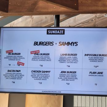 Sundaze Burgers - Menu - Burgers Near Me - Poughkeepsie, New York Sundaze Burgers - Menu - Burgers Near Me - Poughkeepsie, New York