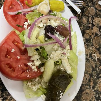 Chris' Taverna - Side Greek salad - Greek Near Me - Lake Worth, Florida