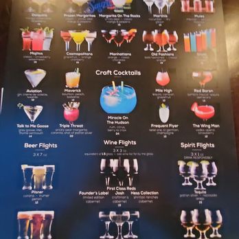 Flights - Drink menu - New American Near Me - Las Vegas, Nevada