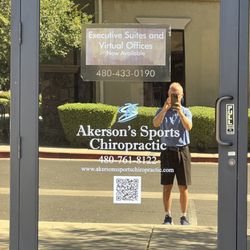 Akerson's Sports Chiropractic - In "Executive Suites , 101 off Higley and Sheffield