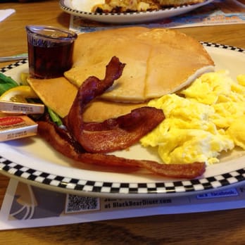 Black Bear Diner Beaverton - "Bears choice" with two eggs then pancakes and bacon. Bad doughy pancakes and salty bacon. Eggs were decent - American Near Me - Beaverton, Oregon Black Bear Diner Beaverton - "Bears choice" with two eggs then pancakes and bacon. Bad doughy pancakes and salty bacon. Eggs were decent - American Near Me - Beaverton, Oregon