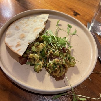 Finch & Fork - Tuna Poke* SOOOO GOOD - New American Near Me - Santa Barbara, California Finch & Fork - Tuna Poke* SOOOO GOOD - New American Near Me - Santa Barbara, California