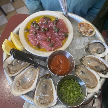 Found Oyster - Sicilian Crudo & Oysters & a Clam - Seafood Near Me - Los Angeles, California