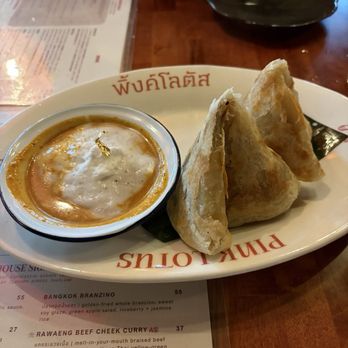 Pink Lotus Thai Restaurant - ROTI CURRY - Thai Near Me - Atlanta, Georgia