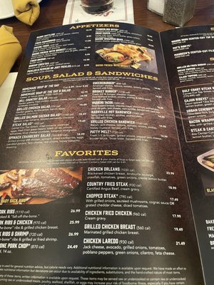 Menu photo 1 Saltgrass Steak House Lubbock, TX