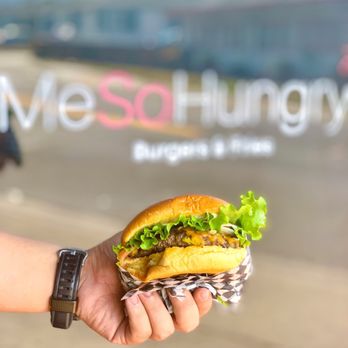 Me So Hungry Too - Frankenstein Burger | Medium Rare - Burgers Near Me - South San Francisco, California