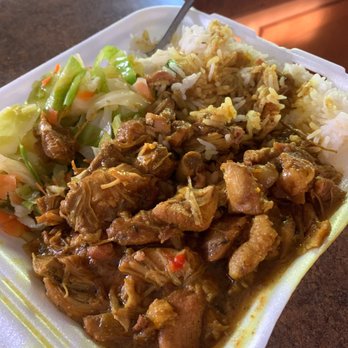 Caribbean Oriental - a meal in a styrofoam container - Caribbean Near Me - Port Charlotte, Florida Caribbean Oriental - a meal in a styrofoam container - Caribbean Near Me - Port Charlotte, Florida