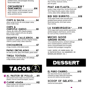 Broken English Taco Pub - The Loop - Digital menu - Mexican Near Me - Chicago, Illinois Broken English Taco Pub - The Loop - Digital menu - Mexican Near Me - Chicago, Illinois