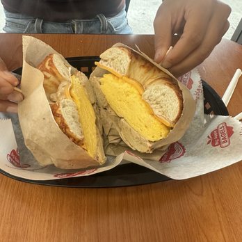 Big Apple Bagels - Folsom - Morning classic on Asiago - Bagels Near Me - Folsom, California Big Apple Bagels - Folsom - Morning classic on Asiago - Bagels Near Me - Folsom, California