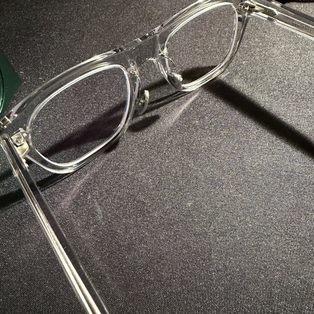 Eye Holics - Custom nose pads added to acetate frame. Pristine, looks like they were there all along - Eyewear & Opticians Near Me - Los Angeles, California Eye Holics - Custom nose pads added to acetate frame. Pristine, looks like they were there all along - Eyewear & Opticians Near Me - Los Angeles, California