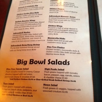 Pine Tree Inn - Appetizers - New American Near Me - Brantingham, New York