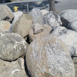 Imperial Building Materials - Landscaping boulders.