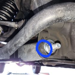 Damage caused by Performance Off Road Flattened the alignment guides