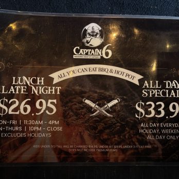 Captain6 Korean BBQ - Prices December 2025 - Korean Near Me - Las Vegas, Nevada Captain6 Korean BBQ - Prices December 2025 - Korean Near Me - Las Vegas, Nevada