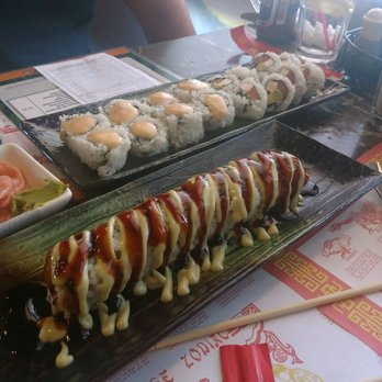 Sun Asian Kitchen - Godzilla, Boston and Philly roll. :) - Chinese Near Me - Phoenix, Arizona