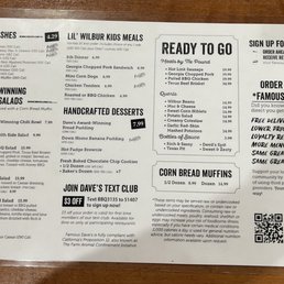 Menu Menu