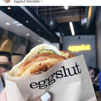 Eggslut - Warm and juicy!!  NEW IG@eatdrinklucyw - New American Near Me - Glendale, California