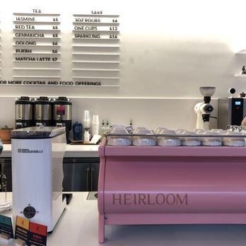 Heirloom Brewshop - Pink espresso machine! - Coffee & Tea Near Me - Raleigh, North Carolina Heirloom Brewshop - Pink espresso machine! - Coffee & Tea Near Me - Raleigh, North Carolina
