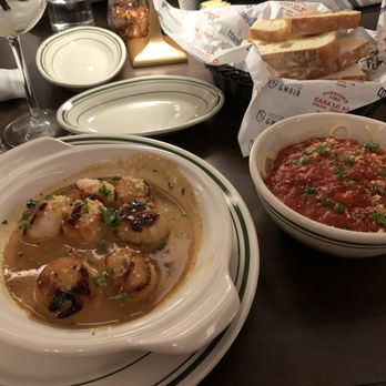 Casa Lu Al - Scallops with a side of spaghetti. - Italian Near Me - Lima, Ohio